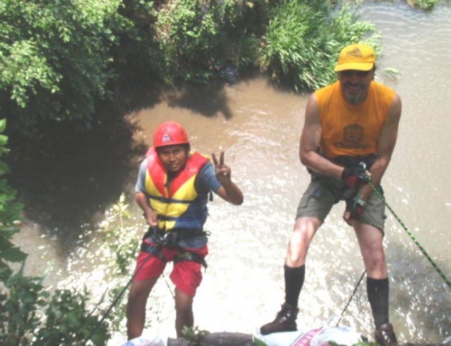  Abseilen in Michoacan 